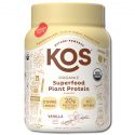 Kos Nutritionals Organic Plant Based Protein Powder Vanilla 15 Serving Jar
