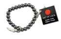 Zorbitz Inc. Art of Luck Bracelets Happiness/Strength - Hematite/Feather Charm