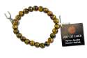 Zorbitz Inc. Art of Luck Bracelets Protection/Luck - Tigers Eye/Horseshoe Charm