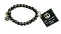 Zorbitz Inc. Art of Luck Bracelets Peace - Onyx/Peace Sign Charm