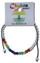 Zorbitz Inc. Chakra Jewelry Sliding Knot Bracelet Clear