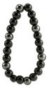 Zorbitz Inc. Lucky Magnetic Hematite Bracelets Onyx - Power/Happiness