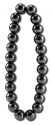 Zorbitz Inc. Lucky Magnetic Hematite Bracelets Hematite - Happiness
