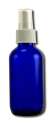 Lotus Light Pure Essential Oils Essential Oil Packaging Supplies Blue Glass Bottle with Sprayer 4 oz
