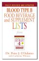 Blood Type B; Food, Beverage & Supplement Lists